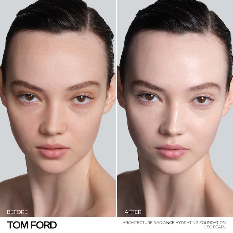 Architecture Radiance Hydrating Foundation Broad Spectrum SPF 50+, 30.0 ml, 0.5C Pearl, 0.5C, Model, light